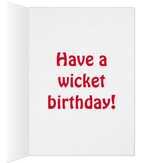 Cricket Birthday (Innen (Rechts))
