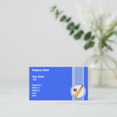 Cricket; blau visitenkarte (Stehend Vorderseite)