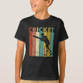 Cricket Bowler Bat Cricketer Geschenk T-Shirt (Vorderseite)