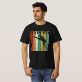 Cricket Bowler Bat Cricketer Geschenk T-Shirt (Vorne ganz)