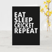 Cricket Bowler Bat Cricketgeschenk Karte (Gelbe Blume)