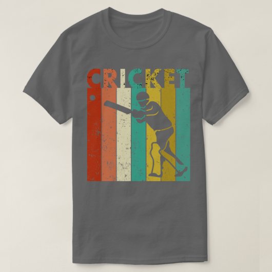 Cricket Bowler Bat Cricketgeschenk T-Shirt (Design vorne)