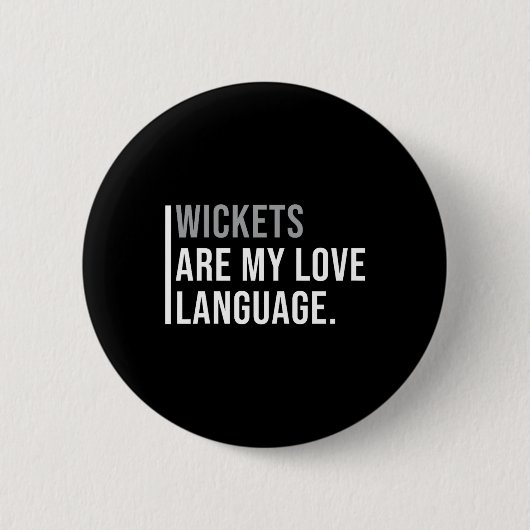 Cricket-Bowler-Meme-Zitat Button (Vorderseite)