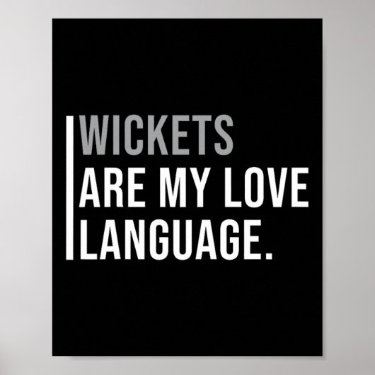 Cricket-Bowler-Meme-Zitat  Poster (Vorne)