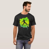Cricket Bowler Tshirt für Cricketer Retro Boys Cr (Vorne ganz)