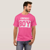 Cricket Boy Cricket Player T-Shirt (Vorne ganz)