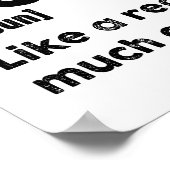 Cricket Boy Funny Dictionary Definition Poster (Ecke)