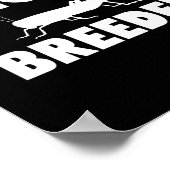 Cricket Breeder Cricket Breeding Crickets Future B Poster (Ecke)