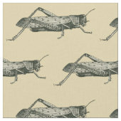 Cricket Bug Pattern Antikes Thema Stoff (Nahaufnahme)