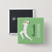 Cricket Button (Vorne & Hinten)