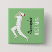 Cricket Button (Vorderseite)