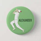 Cricket Button (Vorderseite)