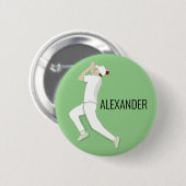 Cricket Button (Vorne & Hinten)
