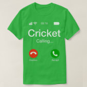 Cricket Calling Cricket Phone 2 T-Shirt (Design vorne)