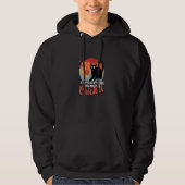 Cricket cat feline cricket fans cat owners men wom hoodie (Vorderseite)