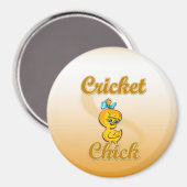 Cricket Chick Magnet (Vorderseite/Rückseite)