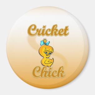 Cricket Chick Magnet