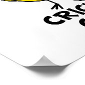 Cricket Chick Poster (Ecke)