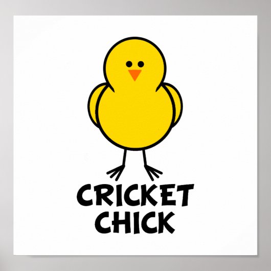 Cricket Chick Poster (Vorne)