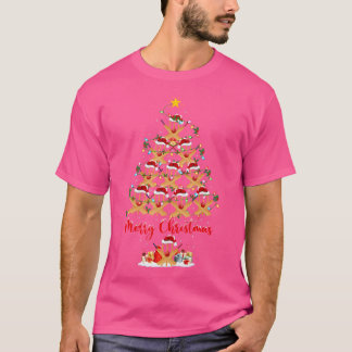 Cricket Christmas Tree Lights Funny Cricket Xmas T-Shirt