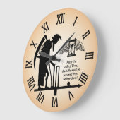 Cricket Clock - Alte Vaterzeit Große Wanduhr (Winkel)