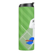 Cricket Club-Fan/Spieler Thermosbecher (Nach links gedreht)