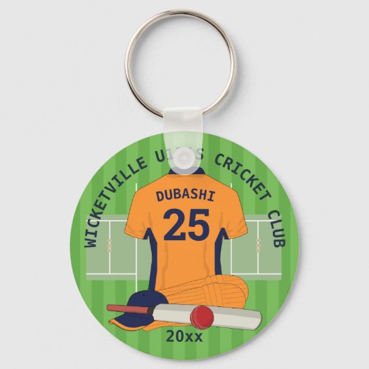 Cricket Club Team Awards v3 Schlüsselanhänger (Vorderseite)