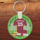 Cricket Club Team Awards v4 Schlüsselanhänger (Vorderseite)