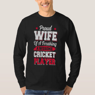Cricket-Coach Cricket-Player-Ehefrau T-Shirt