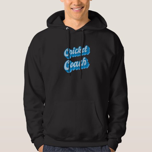Cricket Coach Hoodie (Vorderseite)