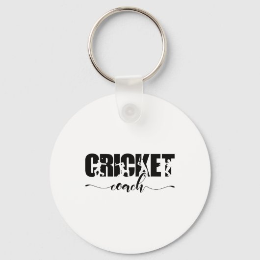 Cricket Coach Schlüsselanhänger (Vorderseite)