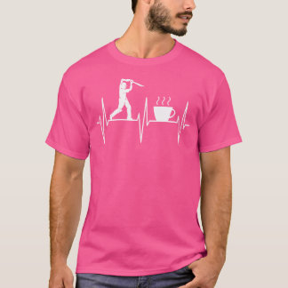 Cricket Coffee Lover Sport Cricketspieler T-Shirt