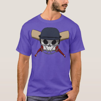 Cricket Crew Jolly Pirate Fahne keine Beschriftung T-Shirt