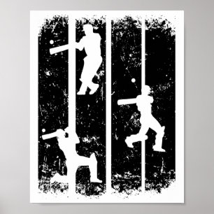 Cricket - Cricketspiel Cricket Sport Cricket Spiel Poster