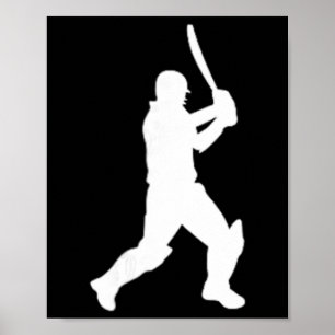 Cricket Cricketspieler Cricketspieler Tter T20 Tes Poster