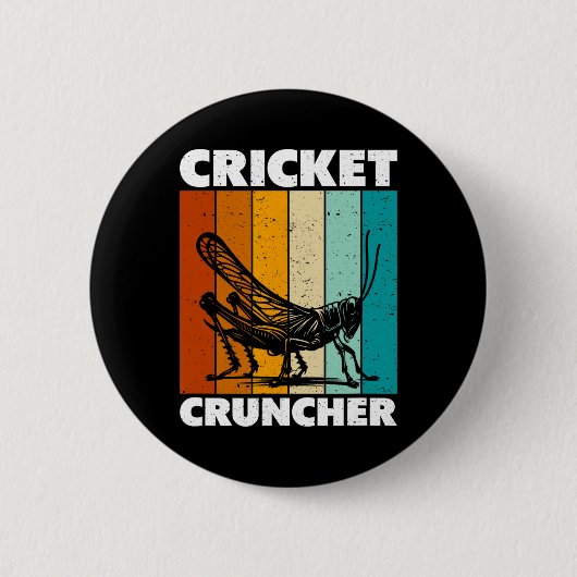 Cricket Cruncher Button (Vorderseite)