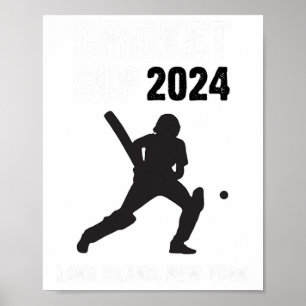 Cricket Cup Long Island New York Li Ny Us Tee Top Poster
