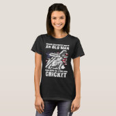 Cricket Dad Christian Cricket Player Grandpa T-Shirt (Vorne ganz)