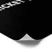 Cricket Dad Poster (Ecke)