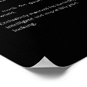 Cricket-Definition - Lustige sarkastische Cricket- Poster (Ecke)