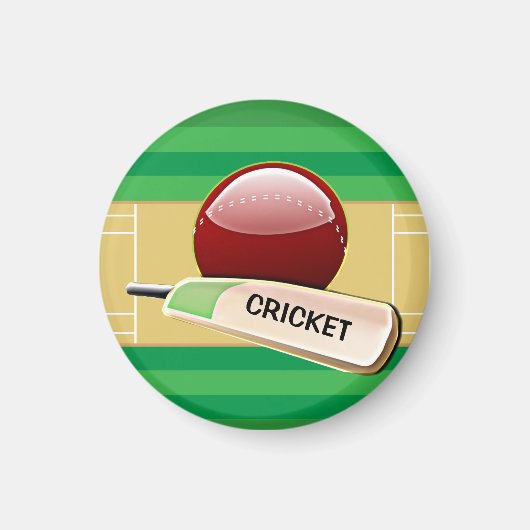 Cricket Design Magnet (Vorne)