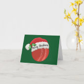 Cricket Design Weihnachtskarte Karte (Gelbe Blume)