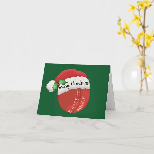 Cricket Design Weihnachtskarte Karte (Gelbe Blume)