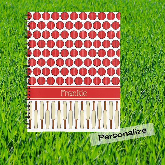 Cricket-Designmuster-individuelle Name Notizblock