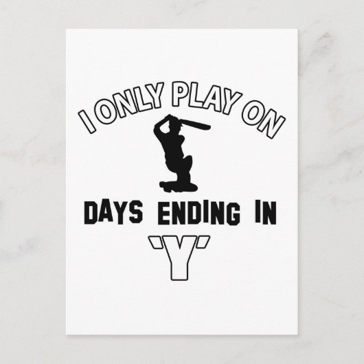 Cricket-Designs Postkarte (Vorderseite)