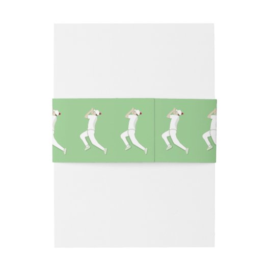 Cricket Einladungsbanderole (Rückseitenbeispiel)