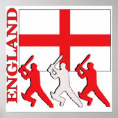 Cricket England Poster (Vorne)