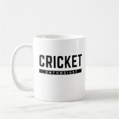 Cricket-Enthusiast. Kaffeetasse (Links)