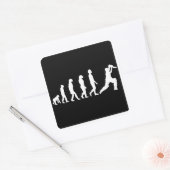 Cricket-Evolution Quadratischer Aufkleber (Umschlag)