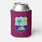 Cricket-Fahne des West Indies Dosenkühler (Kanne Rückseite)